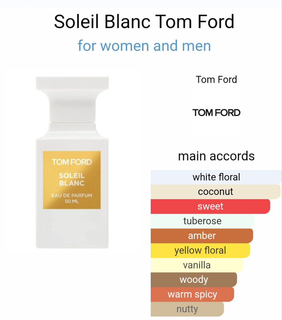 Soliel blanc tom ford 100ml