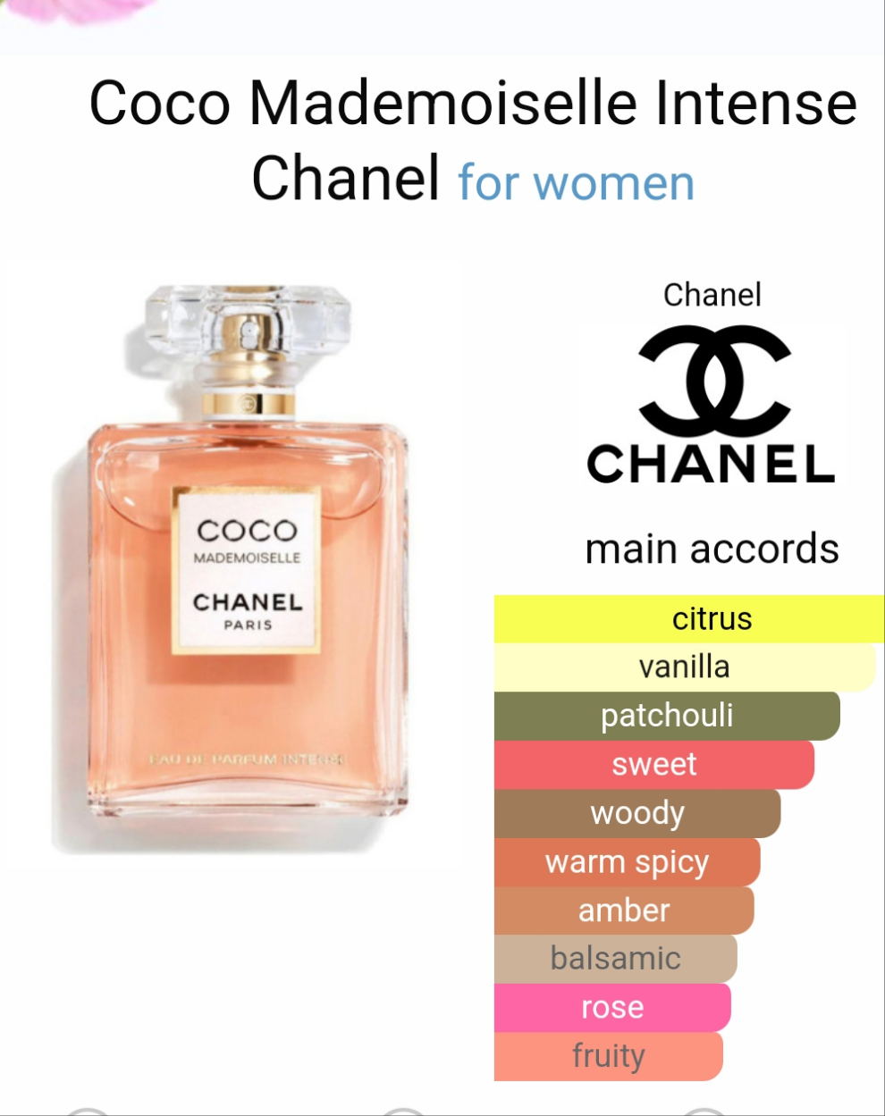 Coco mademoiselle intense 100ML