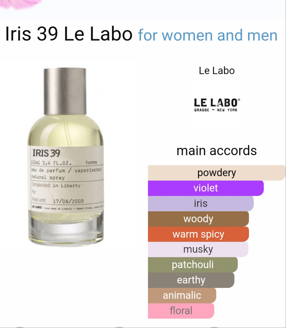 Iris 39 by Le Labo 100ml