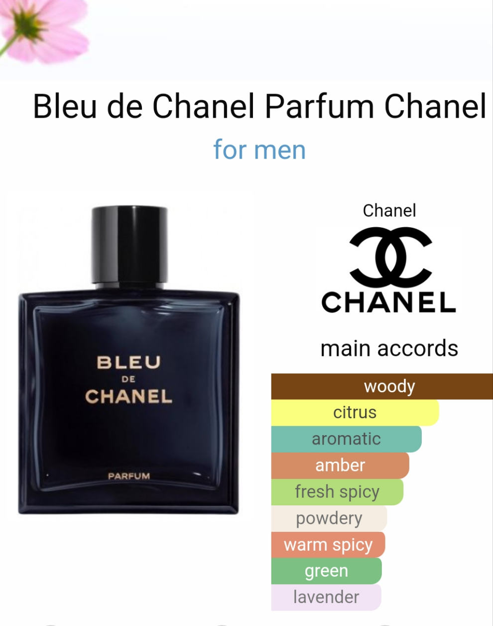 Bleu de chanel parfum 100ML