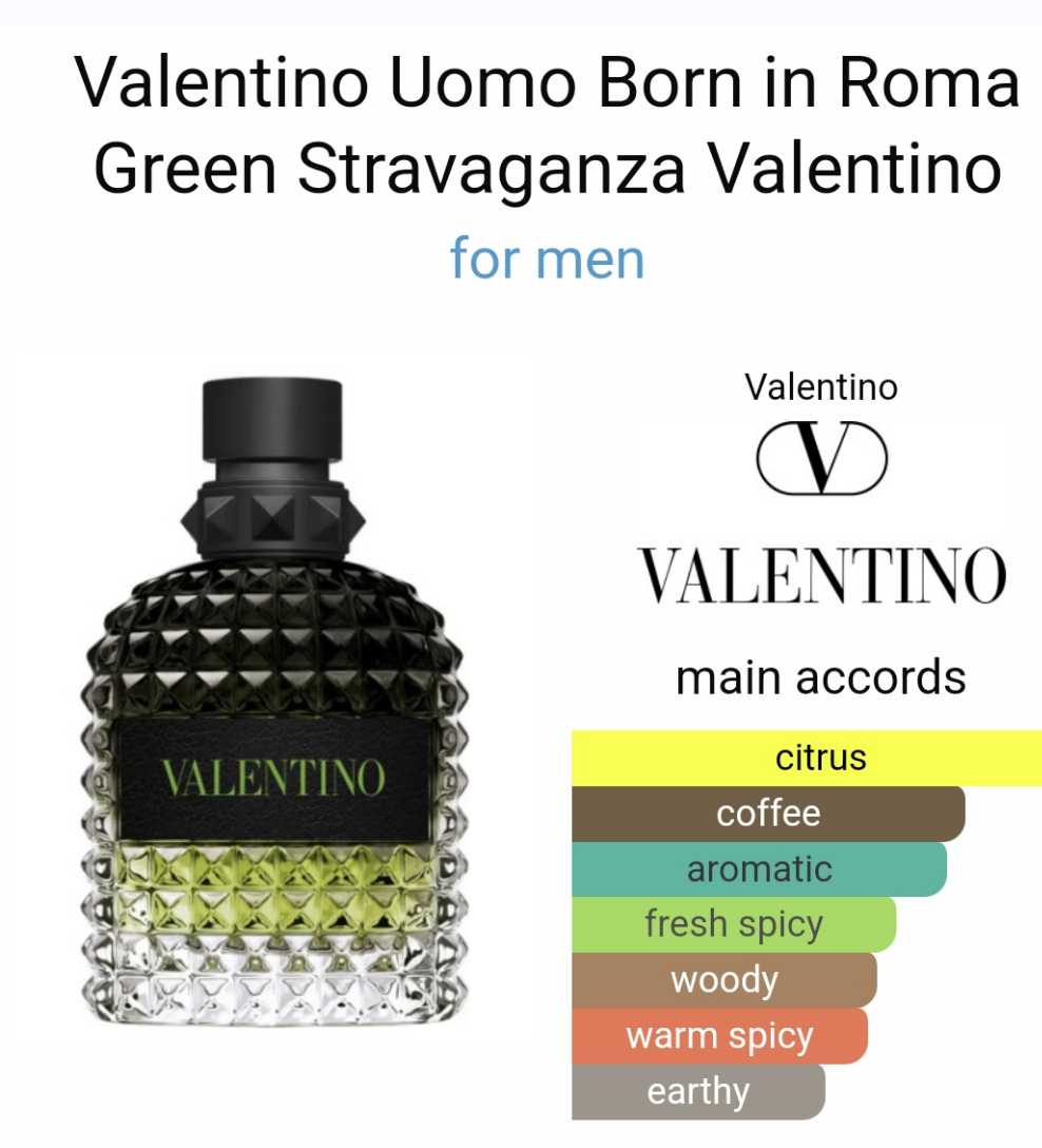 Valentino Uomo Born in Roma Green Stravaganza 100ml