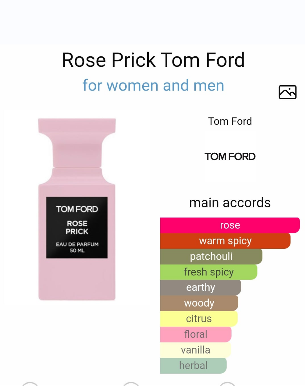 Rose Prick by Tom Ford 100ml
