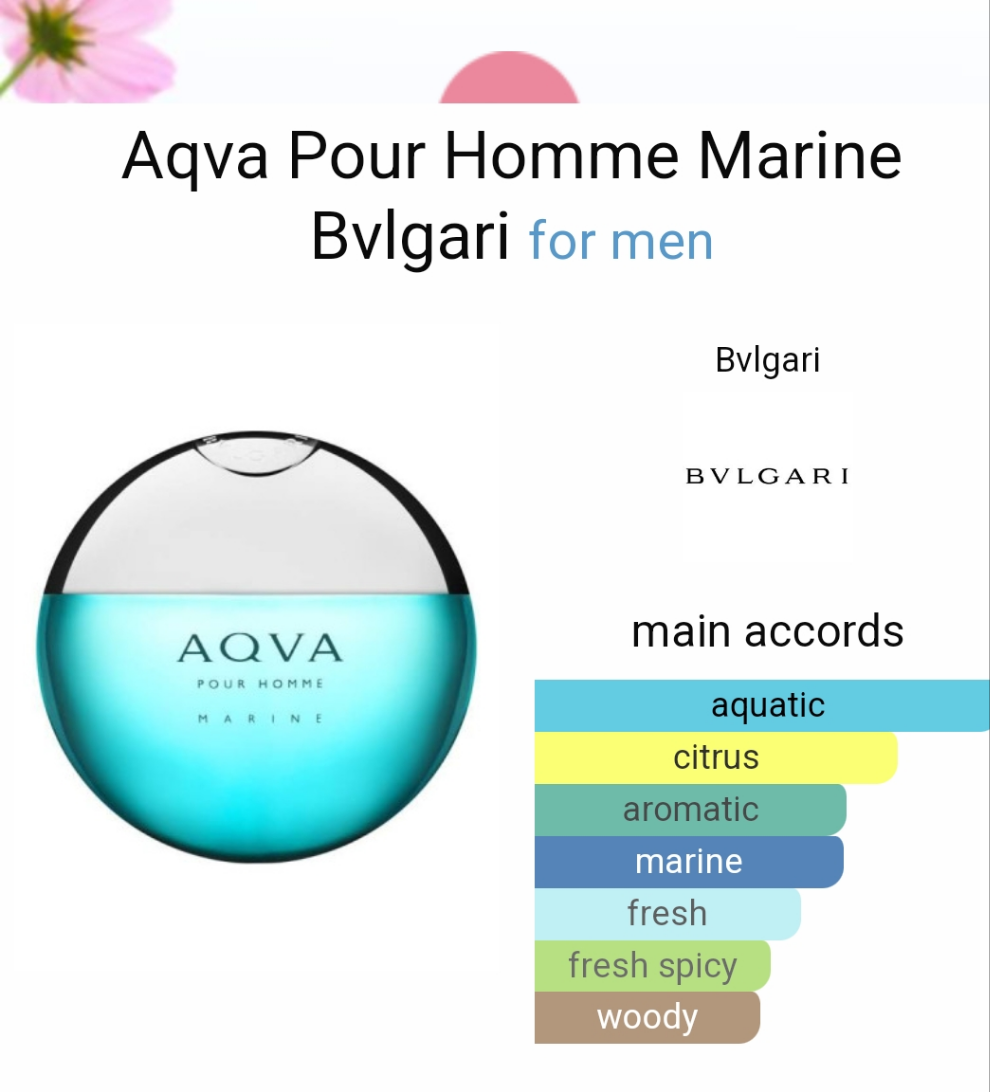 Aqva Pour Homme Marine by Bvlgari 100ml
