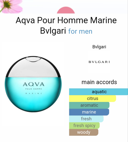 Aqva Pour Homme Marine by Bvlgari 100ml