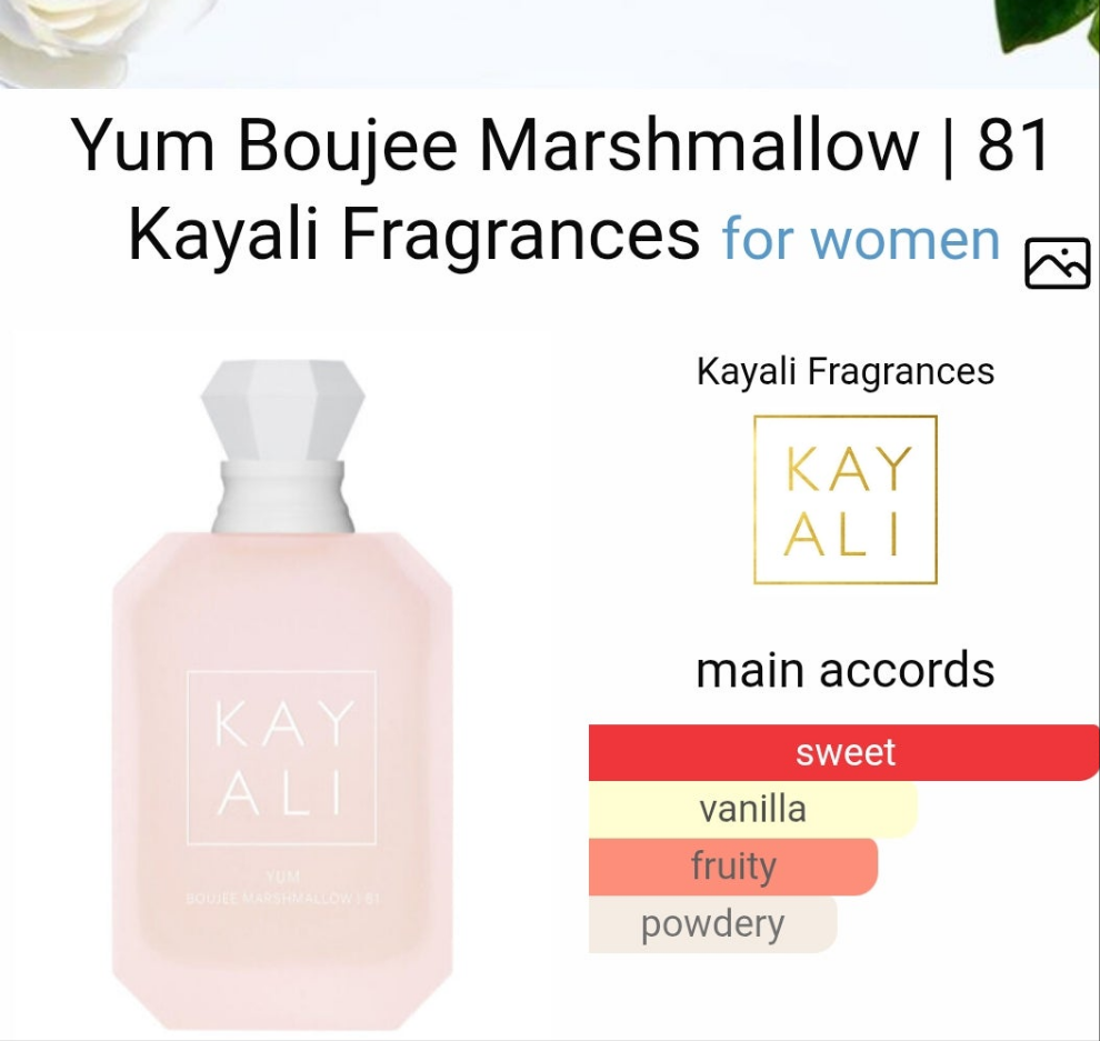Yum Boujee Marshmallow kayali