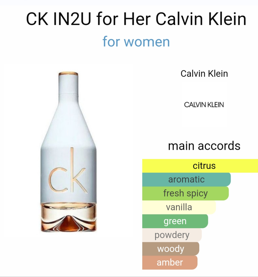 CK IN2U for Her by Calvin Klein 100ml