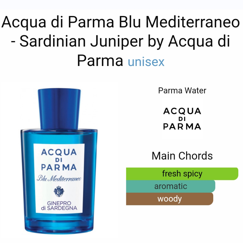 Acqua di Parma Blu Mediterraneo - Ginepro di Sardegna by Acqua 100ml