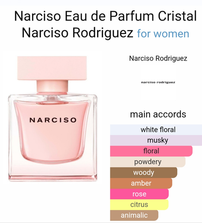Narciso cristal eau de parfum 90ml