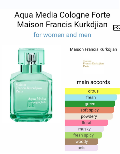Aqua Media Cologne Forte by Maison Francis Kurkdjian 70ml