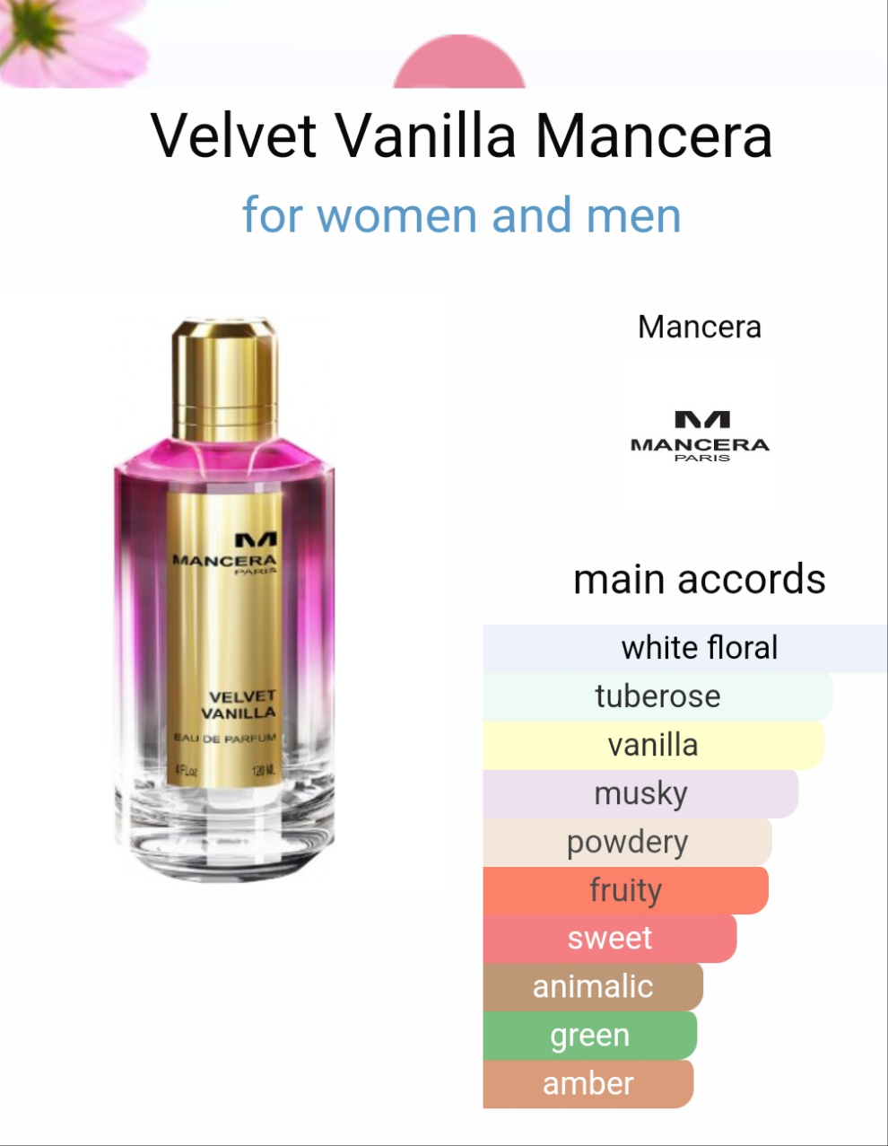Velvet Vanilla mancera 120ml