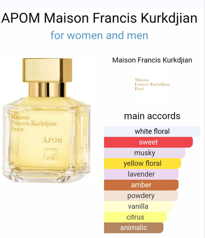 APOM by Maison Francis Kurkdjian 70ml
