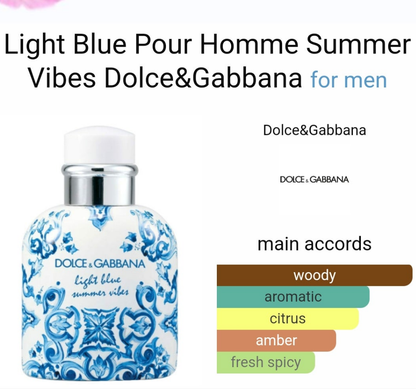 Light Blue Pour Homme Summer Vibes by Dolce&Gabbana 100ml