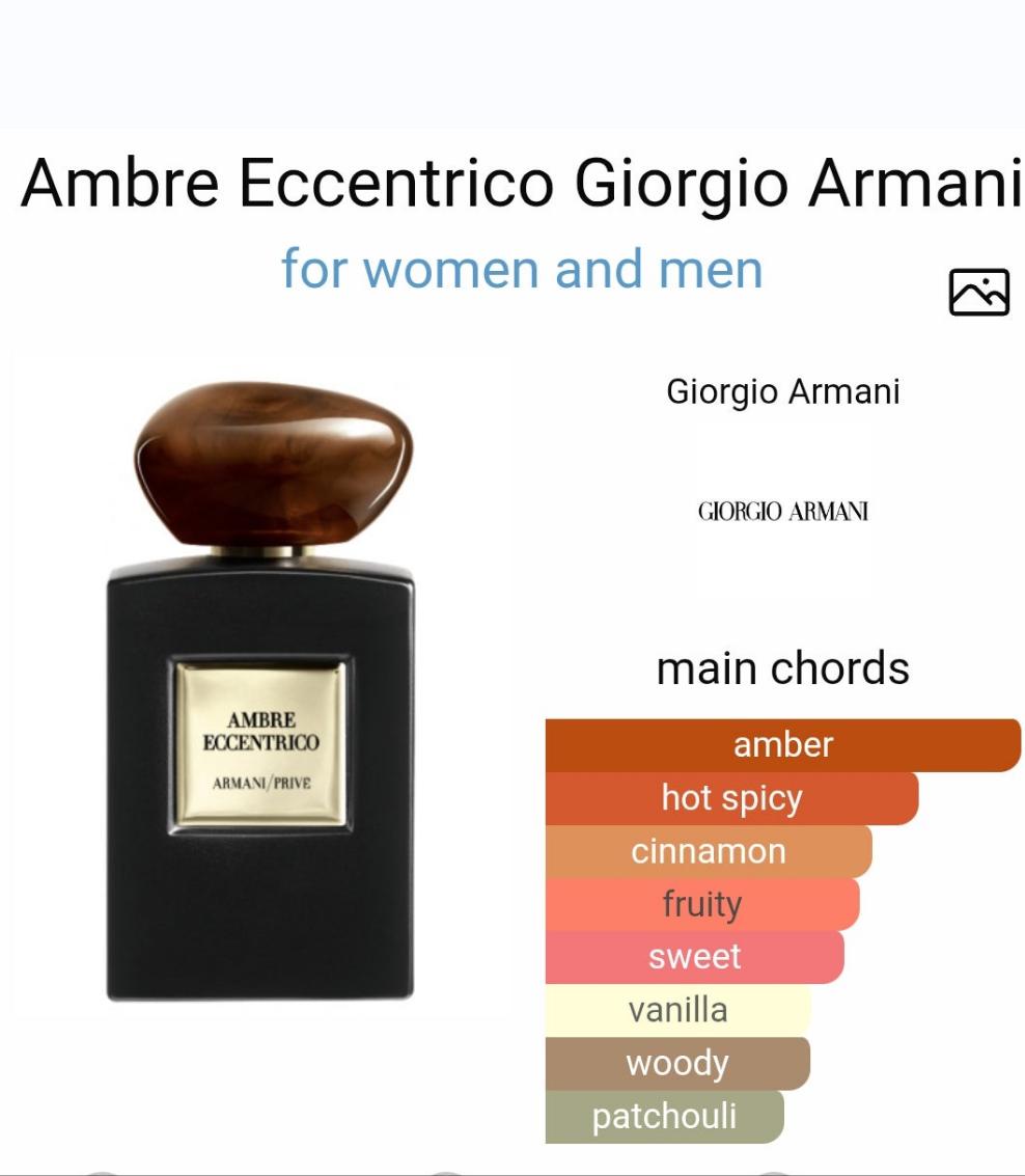 Ambre Eccentrico by Giorgio Armani 100ml
