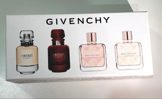 givenchy set : interdit edp_ interdit rouge_ irresistible edp_ irresistible edt